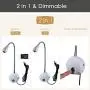 Bedside Reading Lights, Head Adjustable Minimalist LED Bed Reading Lamp, Dimmable Touch Switch Bedside Lamp for Bedroom Living Room Office, Reading Lights for Bed headboard