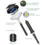 LITOM Solar Pathway Lights Outdoor, 3 Lighting Modes Wireless Solar LED Landscape Lights, IP65 Waterproof Solar Powered Garden Lights for Ground Lawn Patio Yard Driveway Deck Walkway 4 Pack Warm White
