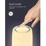 Table Lamp LED Touch Bedside Lamp Nightstand lamp Night Lights, TECKIN Desk Lamps Dimmable Warm White Light & Color Changing RGB lamps for Bedrooms, Living Rooms and Office Table Lamp LED Touch Bedside Lamp Nightstand lamp Night Lights, TECKIN Desk Lamps Dimmable Warm White Light & Color Changing RGB lamps for Bedrooms, Living Rooms and Office