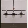 Industrial Retro Vintage Style Island Light, NIUYAO Farmhouse Industry Steam Punk Water Pipe Rustic Saucer Pendant Lighting for Dining Room, Kitchen Island, Cafe Bar 511166
