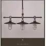 Industrial Retro Vintage Style Island Light, NIUYAO Farmhouse Industry Steam Punk Water Pipe Rustic Saucer Pendant Lighting for Dining Room, Kitchen Island, Cafe Bar 511166