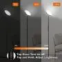 Addlon - LED Torchiere Floor Lamp, Tall Standing Modern Lamp Pole Light for Living Room & Office,with Stepless Dimming, Memory Function - Classic Black Addlon - LED Torchiere Floor Lamp, Tall Standing Modern Lamp Pole Light for Living Room & Office,with Stepless Dimming, Memory Function - Classic Black