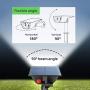 Linkind 12 LEDs Landscape Solar Spotlights, 350LM, 6500K Daylight White, 2-in-1 Outdoor Solar Powered Garden Lights, Dusk-to-Dawn IP67 Waterproof for Garden Yard Patio Driveway Porch, 6-Pack