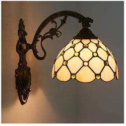 Wall Lamps, Tiffany Style Wall Lights, Retro Creative Bedroom Living Room Dining Room Study Staircase Hallway Aisle Decorative Lighting,D