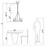 Maxax Chandelier 6-Light Farmhouse Kitchen Island Pendant Lighting fixtures for Dining Room Bathroom Bedroom Living Room, Black&Gold Finish (6 Lights) Maxax Chandelier 6-Light Farmhouse Kitchen Island Pendant Lighting fixtures for Dining Room Bathroom Bedroom Living Room, Black&Gold Finish (6 Lights)