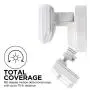 Home Zone Security Motion Sensor Security Light - Outdoor Weatherproof 5000K LED Frosted Lens Flood Lights