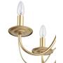 Dining Room Lighting Fixtures Hanging, Modern Gold Light Fixture Hanging for Kitchen Island, Hallway, Bedroom, Living Room, 18.5” in D, Brass