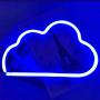 Cloud Neon Light Signs BeMoment Wall Decor Battery and USB Operated Bedside Lamps Home Decoration for Living Room,Childrens Bedroom,Party,Christmas & Birthday Gift(Blue)