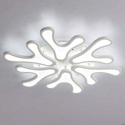 Jaycomey Flush Mount Ceiling Light,Modern LED Ceiling Lamp,Antler Shape Chandelier Lighting for Living Room Bedroom,90W/6000K