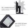Solar Lights Outdoor Street Flood Light with 16FT Extension Cord Solar Lamp Security Landscape Lighting Waterproof for Ceiling Porch, Cabin roof,Tree,Doorway,Garden Lighting(Warm White)
