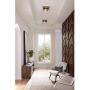 Briarwood Collection Whitewashed Two-Light Farmhouse Flush Mount Ceiling Light