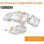 LED Security Lights Outdoor, COSITA 4000LM Adjustable 3 Head Motion Security Light,42W 6000K,Waterproof Motion Sensor Light with 3 Mode for Entryways, Yard, Garage, Porch&Stair (ETL Certified)