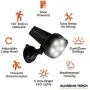 Guardian Torch - Home Security Spotlight (1-Light) Solar Outdoor Light & Floodlight, 120° Motion Sensor, Auto On/Off, Adjustable & IP65 Water Resistant Guardian Torch - Home Security Spotlight (1-Light) Solar Outdoor Light & Floodlight, 120° Motion Sensor, Auto On/Off, Adjustable & IP65 Water Resistant