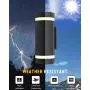 LMS 2 Pack LED Semi Cylinder Up and Down Lights Outdoor Wall Lights 3000k 14W 1120lm, Modern Aluminum Waterproof Outdoor Wall Sconce Wall Mount, Black LMS-WL10 LMS 2 Pack LED Semi Cylinder Up and Down Lights Outdoor Wall Lights 3000k 14W 1120lm, Modern Aluminum Waterproof Outdoor Wall Sconce Wall Mount, Black LMS-WL10