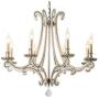 ForeverLighting,FL-62936,American Country Style Luxury Crystal Chandelier E12 8 Lights LED Pendant Light Fixture Suitable for Dining Room/Living Room
