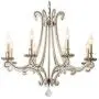 ForeverLighting,FL-62936,American Country Style Luxury Crystal Chandelier E12 8 Lights LED Pendant Light Fixture Suitable for Dining Room/Living Room