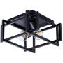 VILUXY Contemporary Rectangle Flush Mount Ceiling Light Fixture with Black Shade for Hallway, Entryway, Passway, Dining Room, Bedroom, Balcony Living Room Two-Light