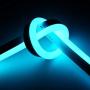iNextStation Neon LED Strip Light 16.4ft/5m 12V DC 600 SMD2835 LEDs Waterproof Flexible LED NEON Light for Indoors Outdoors Decor [ Ice Blue | No Power Adapter]
