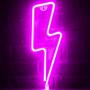 Funpeny Christmas LED Neon Decorative Light, Neon Sign Shaped Decor Light, Lightning Shape Indoor Decor for Christmas Decoration, Living Room, Birthday Party, Wedding Party