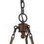 Hartley Oil Rubbed Bronze Wagon Wheel Chandelier 28'' Wide Rustic Farmhouse 6-Light Fixture for Dining Room House Foyer Kitchen Island Entryway Bedroom Living Room - Franklin Iron Works