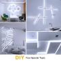 Onforu 32.8ft White LED Strip Light, Dimmable Tape Light, 6000K Daylight Bright White Ribbon Light, 12V Flexible Strip Lighting with 2835 LEDs for Mirror, Under Cabinet, Home, Bedroom, Non-Waterproof