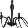 LynPon 8 Lights Farmhouse Chandelier Black Rustic Industrial Chandeliers Candle Ceiling Light Fixture for Living Dining Room Kitchen Island Foyer Bedroom Lighting