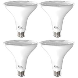 Sunco Lighting 4 Pack PAR38 LED Bulb 13W=100W, 5000K Daylight, 1050 LM, Dimmable, Indoor/Outdoor Spotlight, Waterproof - UL & Energy Star Listed