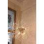 Firework Light Crystal Chandeliers Bubble Lights Sputnik Light Hanging Christmas Lights for Bedroom Dining Room Lighting fixtures 8-Lights in Gold