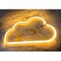 Cloud Neon Light, Cute Neon Cloud Sign, Battery or USB Powered Night Light as Wall Decor for Kids Room, Bedroom, Festival, Party (Yellow)