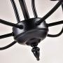 Maxax Farmhouse Lighting 9 Lights French Country Chandelier in Black Finish for Kitchen Island Pendant for Dining Room, Bedroom