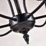 Maxax Farmhouse Lighting 9 Lights French Country Chandelier in Black Finish for Kitchen Island Pendant for Dining Room, Bedroom