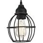 LIT-PaTH Pendant Lighting Fixture for Kitchen and Dining Room, Hanging Ceiling Lighting Fixture, E26 Medium Base, Metal Construction with Oil Rubbed Bronze Finish, Bulb not Included, 2-Pack
