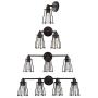 JONATHAN Y JYL7420A Florence 12.5'' 2-Light Metal Vanity Light Industrial,Contemporary,Transitional 2200K Edison 25W Bulbs, Reversible, for Bedroom Livingroom Bathroom Hallway, OilRubbedBronze