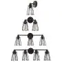 JONATHAN Y JYL7420A Florence 12.5'' 2-Light Metal Vanity Light Industrial,Contemporary,Transitional 2200K Edison 25W Bulbs, Reversible, for Bedroom Livingroom Bathroom Hallway, OilRubbedBronze