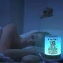 Personalized Night Light for Wife, Engraved Touch Table Lamp for Bedrooms Living Room with Bluetooth Speaker，Changing RGB Outdoor Table Lamp, Perfect Valentines Christmas Gifts from Husband