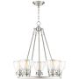 Bellis Brushed Nickel Round Pendant Chandelier 24 1/2'' Wide Modern Industrial Clear Glass 5-Light Fixture for Dining Room House Foyer Kitchen Island Entryway Bedroom Living Room - Possini Euro Design Bellis Brushed Nickel Round Pendant Chandelier 24 1/2'' Wide Modern Industrial Clear Glass 5-Light Fixture for Dining Room House Foyer Kitchen Island Entryway Bedroom Living Room - Possini Euro Design