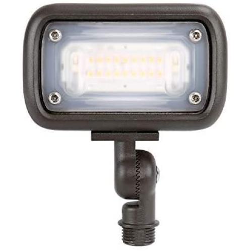 GKOLED 7W Outdoor LED Low Voltage Landscape Lighting Flood Light, 2700K, 550Lumen, 12-24VAC, 1/2'' Adjustable Knuckle Mount
