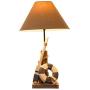 Table Lamp for Living Room/ Bedroom Farmhouse Side Novetly Coastal Table Lamp with Burlap Lamp Shade - 19.29'' High Table Lamp for Living Room/ Bedroom Farmhouse Side Novetly Coastal Table Lamp with Burlap Lamp Shade - 19.29'' High