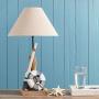 Table Lamp for Living Room/ Bedroom Farmhouse Side Novetly Coastal Table Lamp with Burlap Lamp Shade - 19.29'' High Table Lamp for Living Room/ Bedroom Farmhouse Side Novetly Coastal Table Lamp with Burlap Lamp Shade - 19.29'' High
