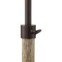 Ferris Rustic Farmhouse Pharmacy Floor Lamp Downbridge Bronze Faux Wood Adjustable Height for Living Room Reading Bedroom Office - Franklin Iron Works Ferris Rustic Farmhouse Pharmacy Floor Lamp Downbridge Bronze Faux Wood Adjustable Height for Living Room Reading Bedroom Office - Franklin Iron Works