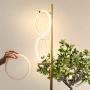 Brightech Saturn LED Tree Floor Lamp - Unique Design Matches Modern and Contemporary Decor - 3 Light Standing Pole Lamp- Tall Light for Living Room, Bedroom, and Office - Gold / Brass Brightech Saturn LED Tree Floor Lamp - Unique Design Matches Modern and Contemporary Decor - 3 Light Standing Pole Lamp- Tall Light for Living Room, Bedroom, and Office - Gold / Brass