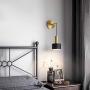 VARIPOWDER Metal Wall Sconce Light Fixture Industrial Modern Minimalist Style Decorate Wall Lamp for Living Room Bedroom Corridor Cafes Restaurants,Not Included Bulbs(1 Pack) (Style-2)