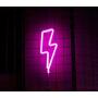 Pink LED Lightning Bolt neon Signs for Wall Decoration Battery and USB Operated Aesthetic Room Decor neon Sign neon Lights for Kids Room, Bar, Living Room, Christmas, Party, Wedding, Halloween