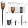 Otdair Solar Lights Outdoor Upgraded, Solar Torch Powered Waterproof Flickering Flames Lights Landscape Decoration Lanterns Dusk to Dawn Auto On/Off Security Light for Garden Patio Deck Yard Driveway
