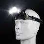 Headlamp,Headlight,Hard Hat Light 20000 Lumens IMPROVED Cree Led Ultra Bright Rechargeable Waterproof Flashlight Head Light for Camping,Outdoors(Charging equipment and Battery) Included (Silver)