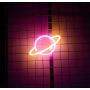 BeyonDecor LED Planet neon Signs for Wall Decoration Battery and USB Operated Aesthetic Room Decor neon Sign neon Lights for Kids Room, Bar, Living Room, Christmas, Party, Wedding, Halloween