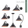 VAXCEL Indoor Outdoor Pendant Light, Hammered Steel with Black Aged Iron Finish, Dark Sky, Rustic Farmhouse Hanging Ceiling Barn Light Ideal for Garage, Front Door, Porch and Patio