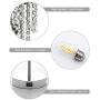 Xydstay Crystal Table Lamp, 3 Way Dimmable Bedside Touch Lamp Decorative Modern Lamp with USB Charging Port Elegant Beautiful Nightstand Lamp for Bedroom Living Room Office （LED Bulb Included)