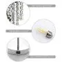 Xydstay Crystal Table Lamp, 3 Way Dimmable Bedside Touch Lamp Decorative Modern Lamp with USB Charging Port Elegant Beautiful Nightstand Lamp for Bedroom Living Room Office （LED Bulb Included)