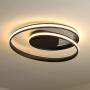 Simple Acrylic Modern Flush Mount Ceiling Lights for Living Room Bedroom Led Pendant Chandeliers fixtures Lighting with Dimmable Remote Control